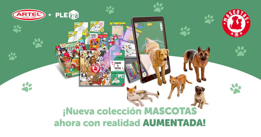 ARTEL y PleIQ lanzan una nueva línea creativa de Mascotas con Realidad Aumentada